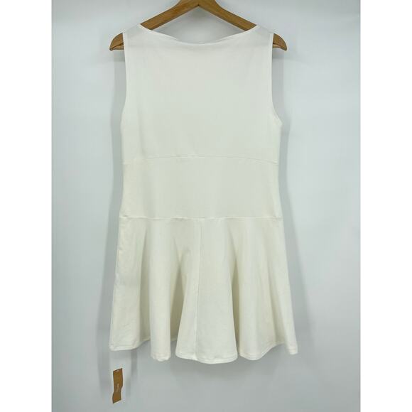 Reformation | NWT Mayve Knit Dress Fior Di Latte White A-line Mini Dress XL - Picture 5 of 16
